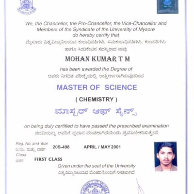 Buy PHD Doctorate degree from The University of Mysore