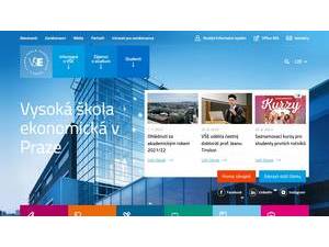 Vysoká kola ekonomická v Praze's Website Screenshot