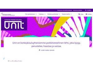 Tampereen yliopisto's Website Screenshot